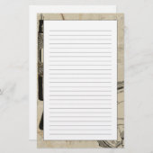 Papeterie Stylos de fontaine et Watchface avec des notes (Devant / Derrière)