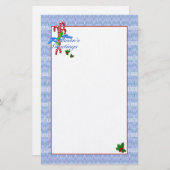 Papeterie sucre de canne Noël surprise (Devant / Derrière)