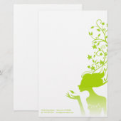 Papeterie sucre vert (Devant / Derrière)