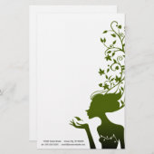 Papeterie sucre vert (Devant / Derrière)