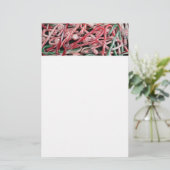 Papeterie Sucres de canne et menthe de Noël (Debout devant)