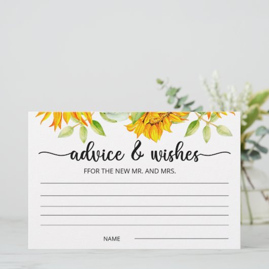 Papeterie Sunflower conseil et souhaits de la cabine de douc (Debout devant)