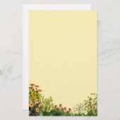 Papeterie Sunflower Grunge (Devant / Derrière)