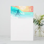 Papeterie Sunrise Surfer (Debout devant)