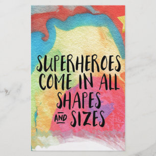 Papeterie super-héros-inspirateur-