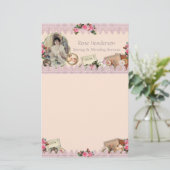 Papeterie Superbe Couture Vintage rose Dusty (Debout devant)