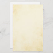 Papeterie Superbe parchemin doré (Devant / Derrière)