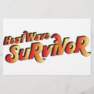 Papeterie Survivant de la vague de chaleur