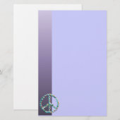 Papeterie Symbole d'art de paix (Devant / Derrière)