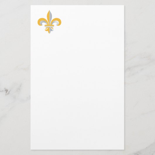 Papeterie Symbole de Fleur de Lis (Devant)