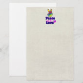 Papeterie Symbole de paix et d'amour Arc-en-ciel (Devant / Derrière)