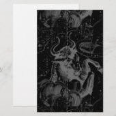 Papeterie Symbole de Taurus Constellation Hevelius circa 169 (Devant / Derrière)