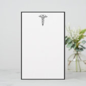 Papeterie Symbole Médicale de Caduceus (Debout devant)