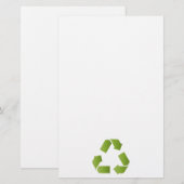 PAPETERIE SYMBOLE RECYCLE (Devant / Derrière)