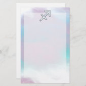 Papeterie Symbole Sagittaire Zodiaque Mère de style perle (Devant / Derrière)