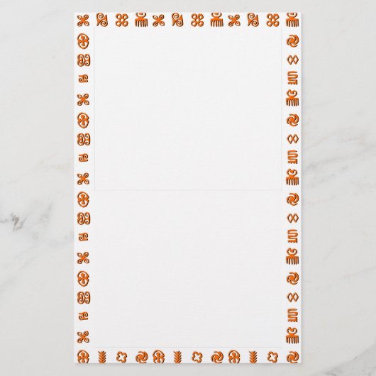 Papeterie Symboles africains Adinkra (Devant)