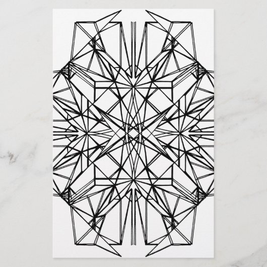 Papeterie symétrie géométrique (Devant)