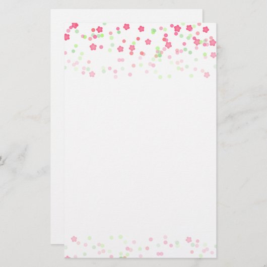 Papeterie tachetée (Devant / Derrière)