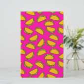 Papeterie tacos roses (Debout devant)