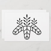 Papeterie Taiko paulownia (Devant / Derrière)