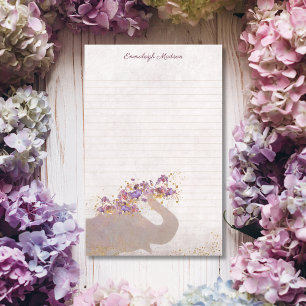 Papeterie Tan Elephant Dreamy Boho Chic Monogram Stationery