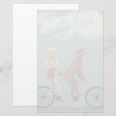 Papeterie Tandem de caniche (Devant / Derrière)