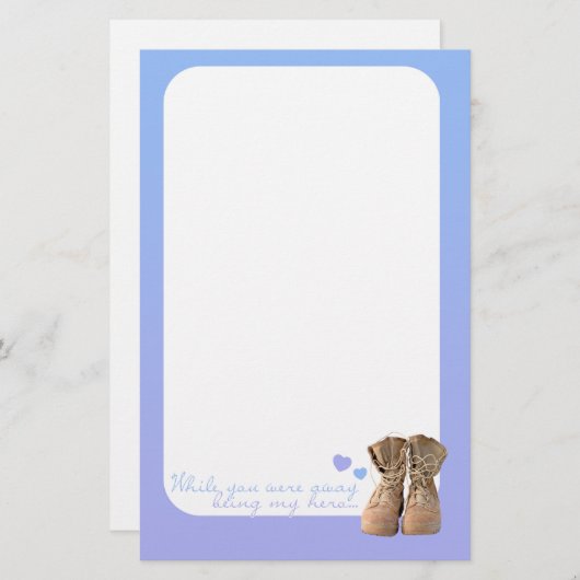 Papeterie Tandis que vous étiez partis (Devant / Derrière)