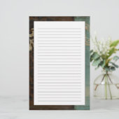 Papeterie Tapisserie abstraite de damassé par Jennifer (Debout devant)