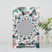 Papeterie Tapisserie kényane Kaleidoscope (Debout devant)