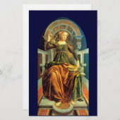 PAPETERIE TAROTS DE RENAISSANCE ANTIQUE 14 / TEMPÉRANCE (Devant / Derrière)