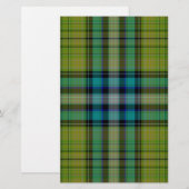 Papeterie Tartan Plaid (Devant / Derrière)