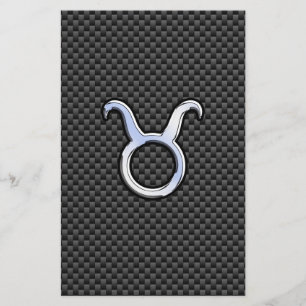 Papeterie Taurus Zodiac sur le charbon de bois