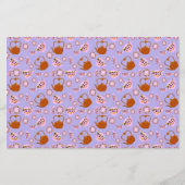 Papeterie Tea time cuisine serviette Teapot Teacup Teakettle (Devant)