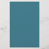 Papeterie Teal Blue Solid (Devant)