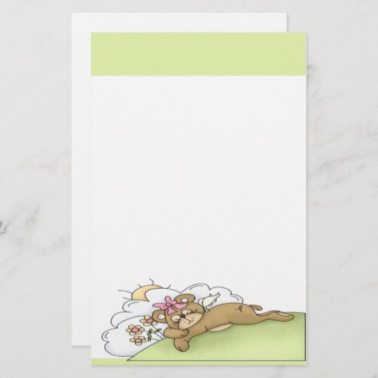 Papeterie Teddy Bear (Devant / Derrière)