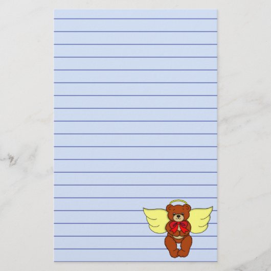 Papeterie Teddy Bear Angel (Devant)