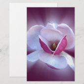 Papeterie teintes magnolia roses (Devant / Derrière)