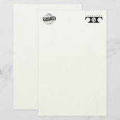 Papeterie Télétype stationnaire (les deux logos) (Devant / Derrière)