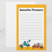 Papeterie Temps préscolaire de Maisy et de casse-croûte (Devant / Derrière)