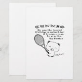 Papeterie Tennis (Devant / Derrière)