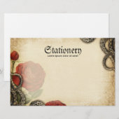 Papeterie Tentacules Et Roses (Devant / Derrière)