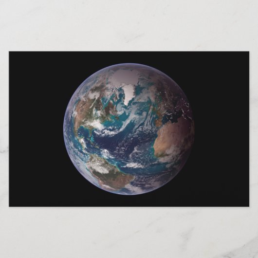 Papeterie Terre de marbre bleu (hémisphère occidental) (Devant)
