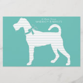 Papeterie Térrier irlandais Chien Chiot (Devant)