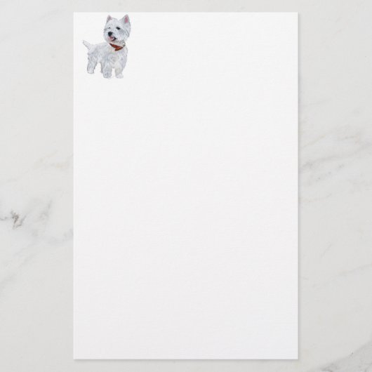 Papeterie Terrier West Highland White (Devant)