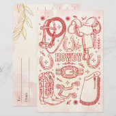 Papeterie Texas Cowboy Pack (Devant / Derrière)