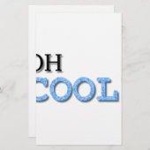 Papeterie Texte Cool (Devant / Derrière)