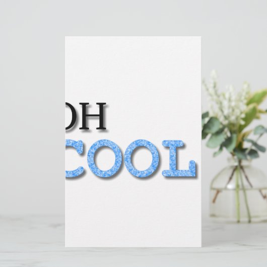 Papeterie Texte Cool (Debout devant)