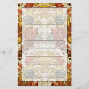 Papeterie Textile avec un motif floral de répétition