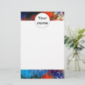 Papeterie Texture colorée (Debout devant)