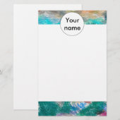 Papeterie Texture de crayons (Devant / Derrière)